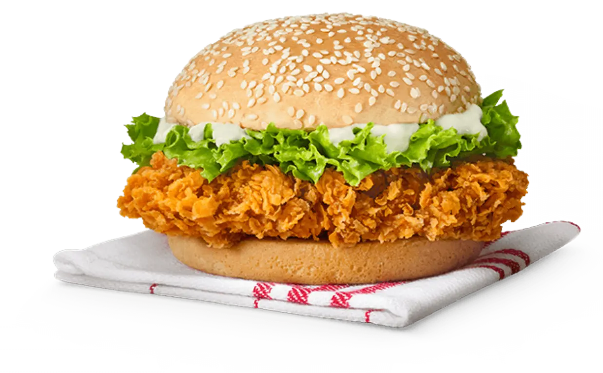 Zinger Burger — Crispy Spicy BigBite